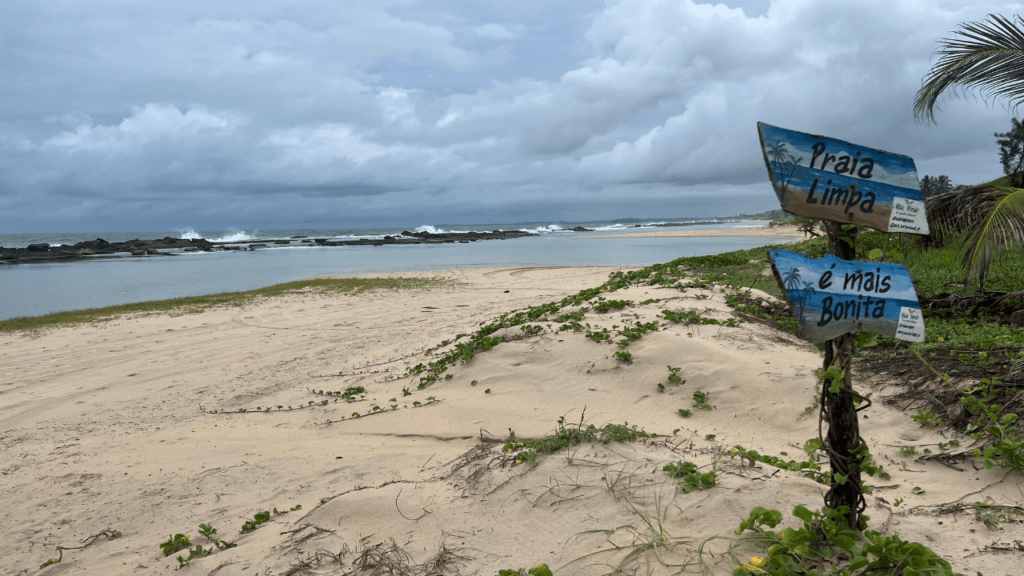 Praia De Barreta Tempo Nublado